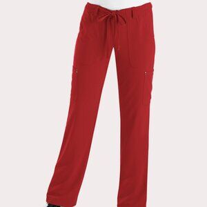 Womens Koi 715 Petite Sapphire Alicia Scrub Pants SP Ruby Red